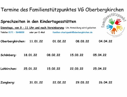 Termine des Familienstützpunktes VG Oberbergkirchen